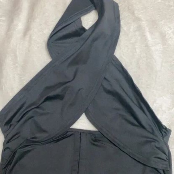 Crisscross neck corset underbust top - Picture 2 of 5